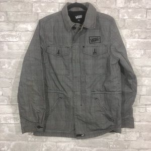 Vans Houndstooth Plaid Full Zip Jacket